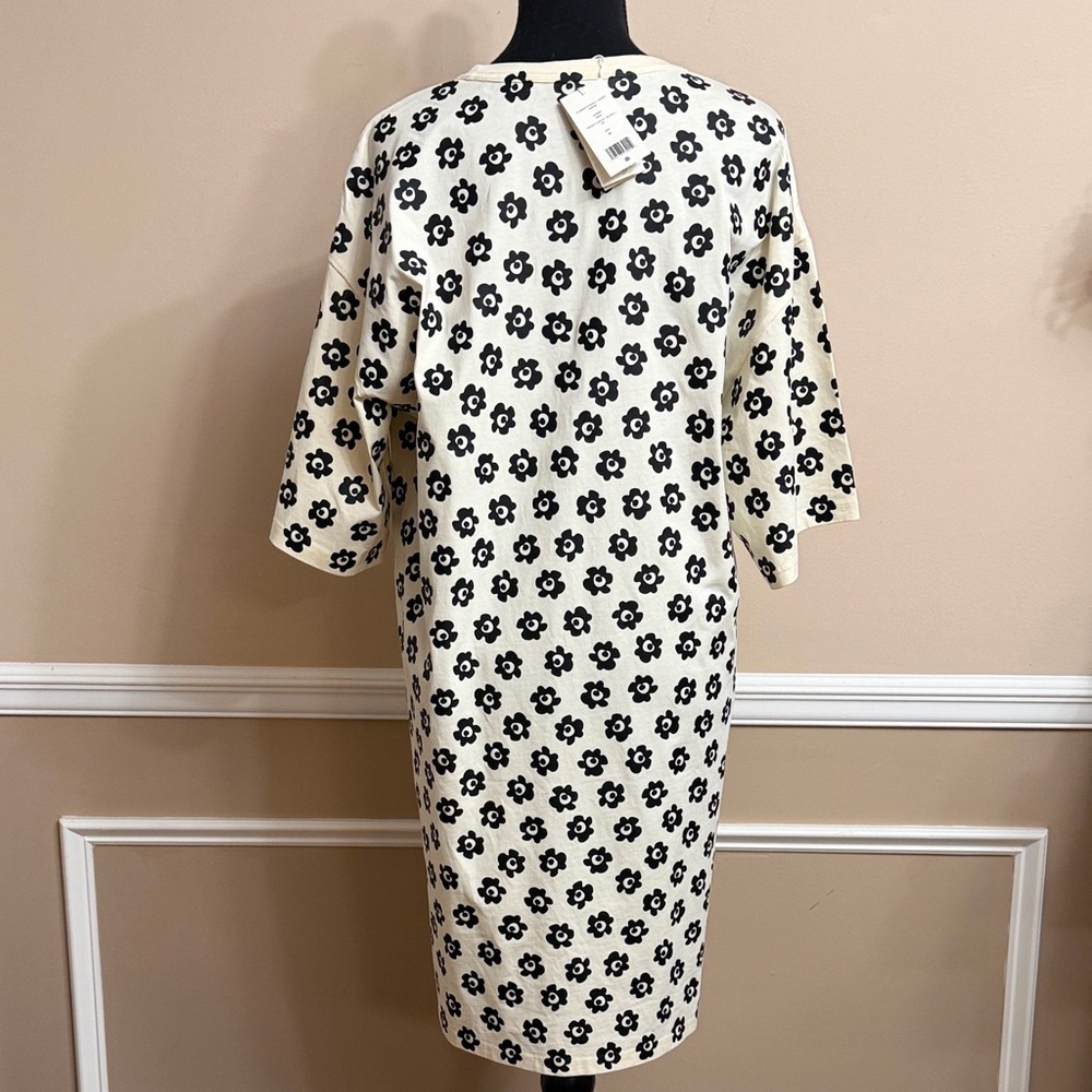Tory Burch Flower Stencil T-Shirt Dress - Picture 5 of 8